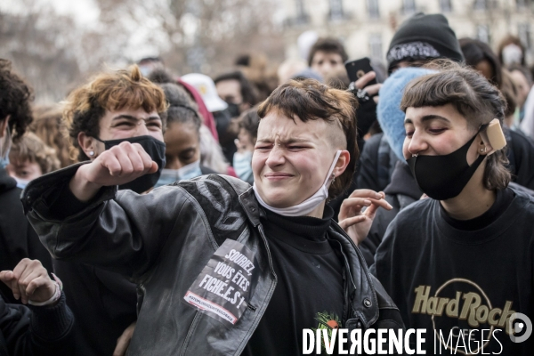 Manifestation contre la loi  sécurité globale  30012021