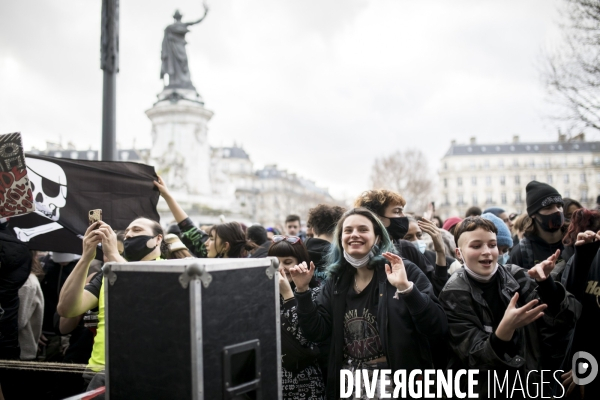 Manifestation contre la loi  sécurité globale  30012021