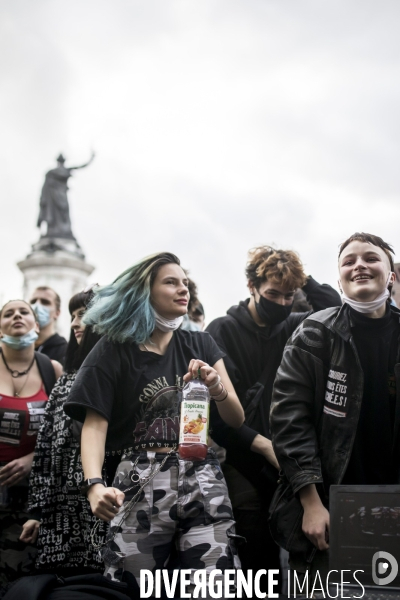 Manifestation contre la loi  sécurité globale  30012021