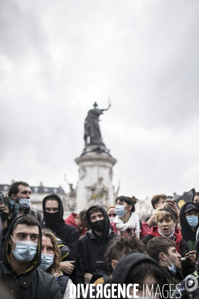 Manifestation contre la loi  sécurité globale  30012021