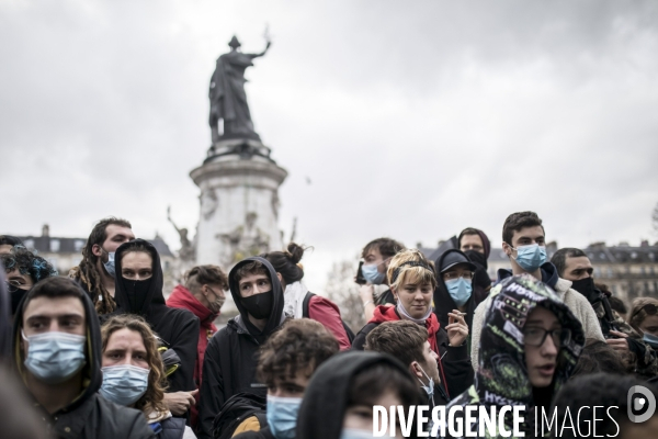 Manifestation contre la loi  sécurité globale  30012021