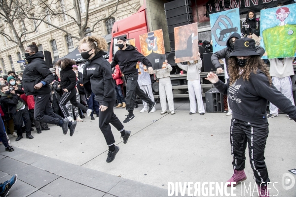 Manifestation contre la loi  sécurité globale  30012021