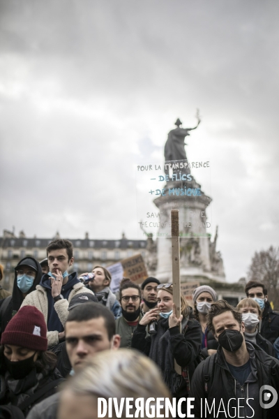 Manifestation contre la loi  sécurité globale  30012021