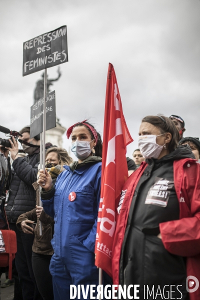 Manifestation contre la loi  sécurité globale  30012021