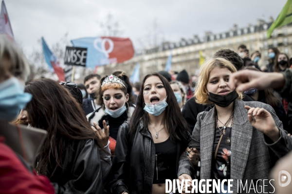 Manifestation contre la loi  sécurité globale  30012021