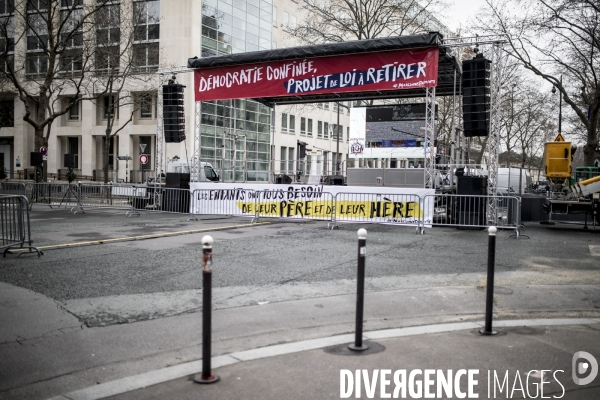 Manifestation contre le projet de loi bioéthique