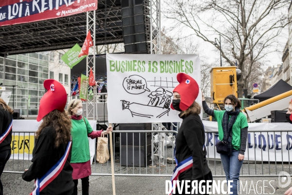 Manifestation contre le projet de loi bioéthique