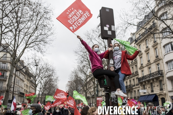 Manifestation contre le projet de loi bioéthique