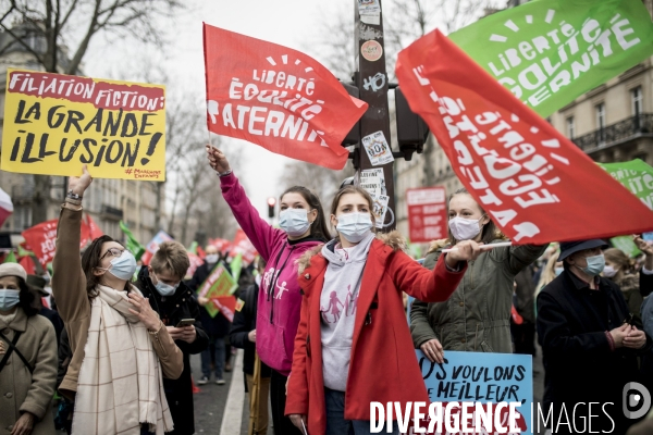 Manifestation contre le projet de loi bioéthique