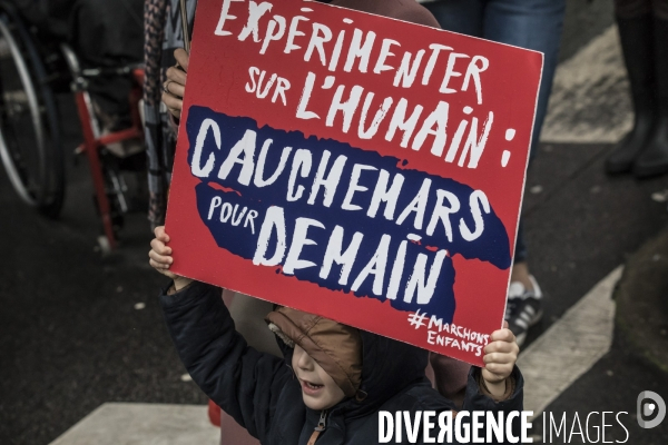 Manifestation contre le projet de loi bioéthique