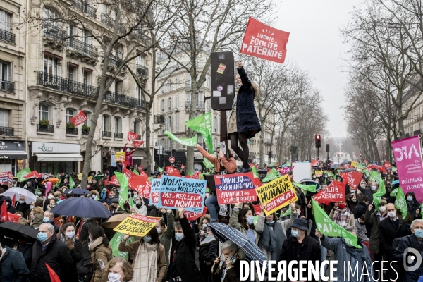 Manifestation contre le projet de loi bioéthique