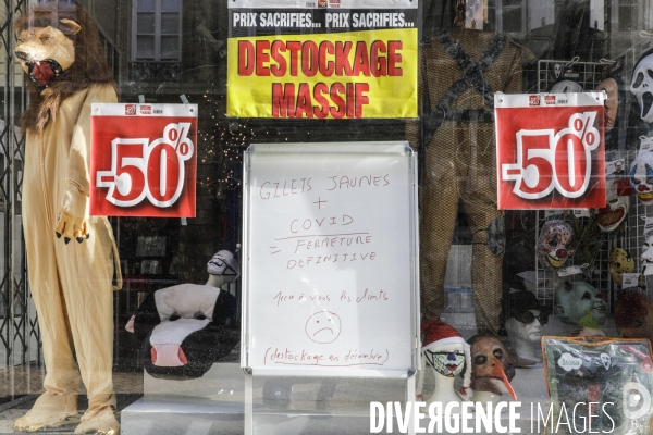 Fermeture de magasin à Bordeaux