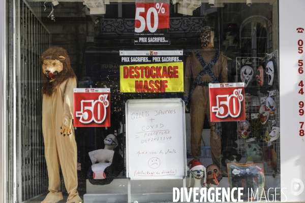 Fermeture de magasin à Bordeaux
