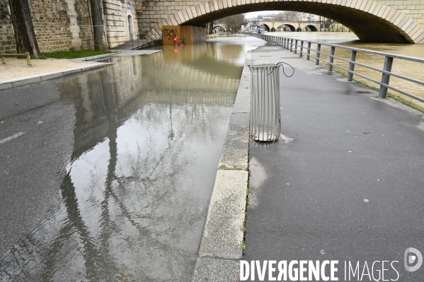 La Seine en crue.