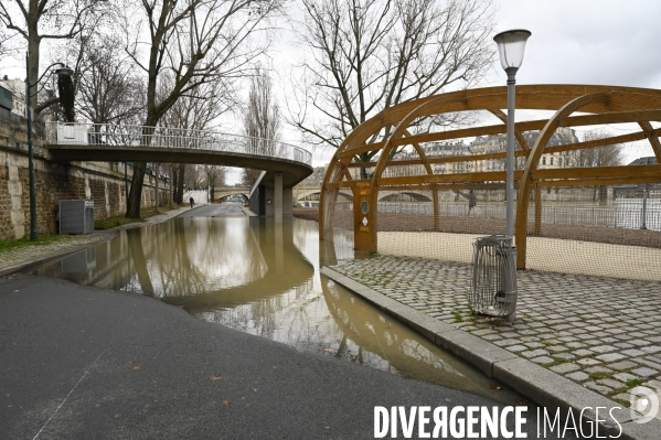 La Seine en crue.