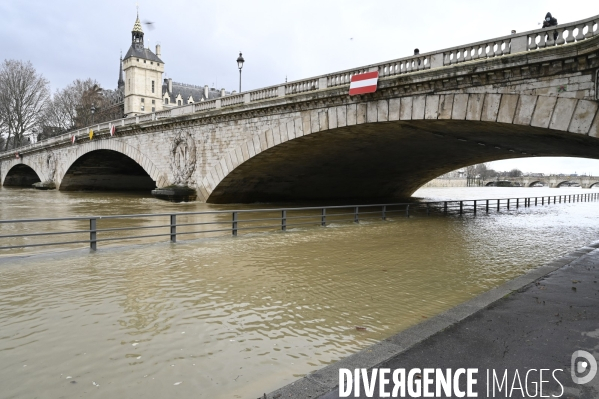 La Seine en crue.