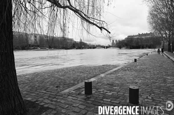 La Seine en crue.