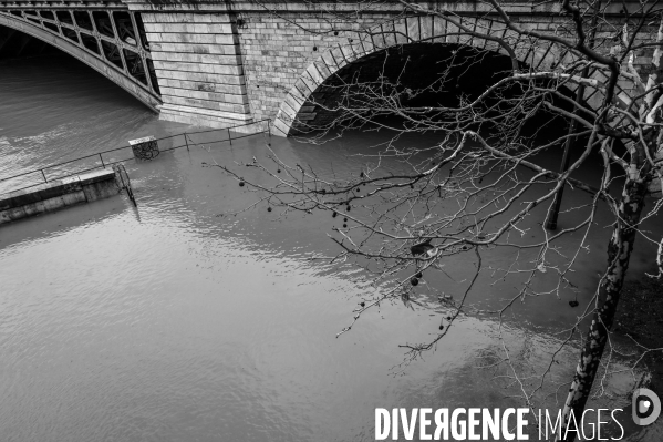 La Seine en crue.