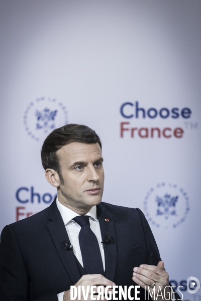 Emmanuel Macron, Sommet Choose France