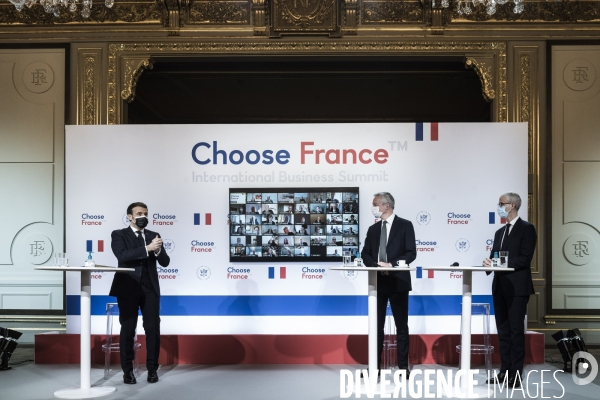 Emmanuel Macron, Sommet Choose France
