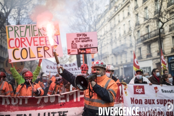 Manifestation unitaire interprofessionnelle pour défendre l emploi