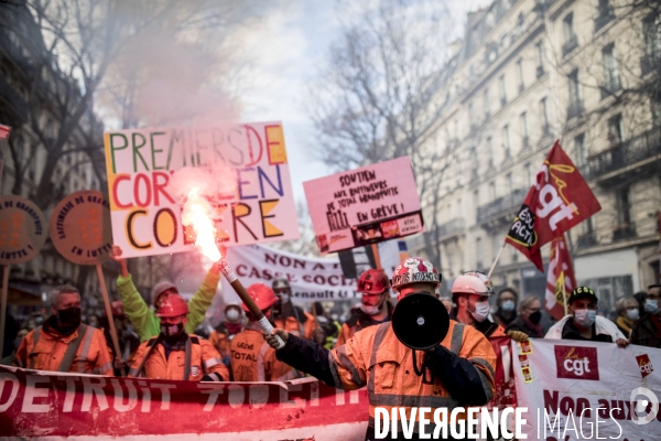 Manifestation unitaire interprofessionnelle pour défendre l emploi