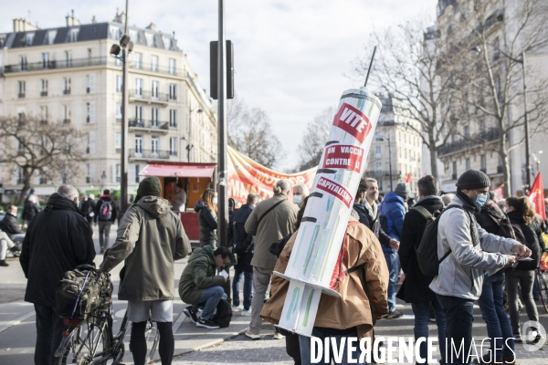 Manifestation unitaire interprofessionnelle pour défendre l emploi