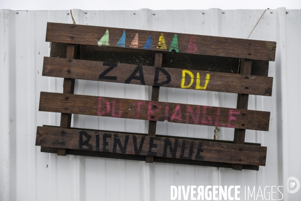 Ouverture de la zad de gonesse, contre la betonnisation des terres agricoles.