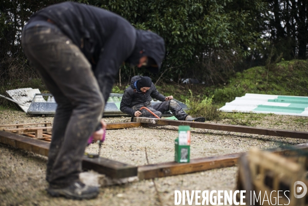 Ouverture de la zad de gonesse, contre la betonnisation des terres agricoles.