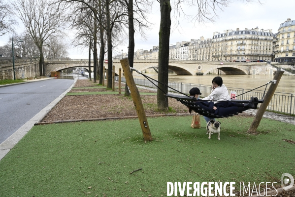 La Seine en crue.