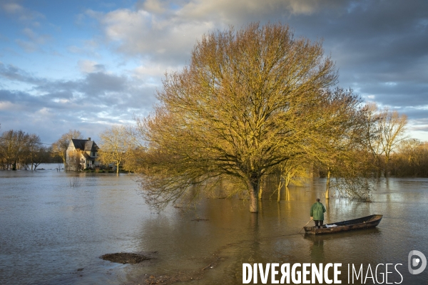 Les inondations de la Loire en Anjou