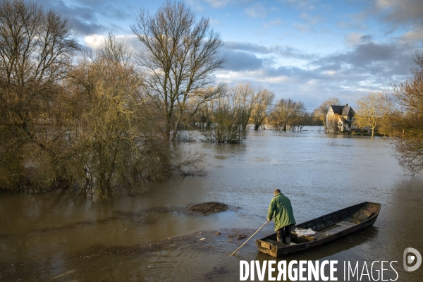 Les inondations de la Loire en Anjou