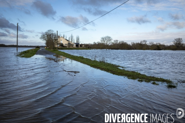 Les inondations de la Loire en Anjou