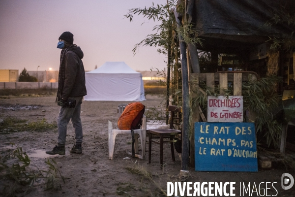 Occupation de la zad de gonesse, contre la betonnisation des terres agricoles.