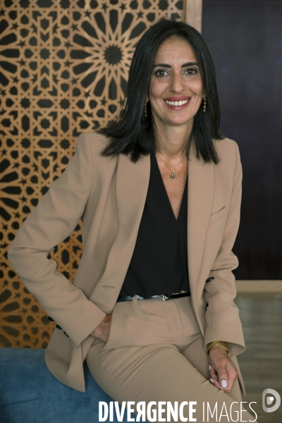 Nadia Fettah Alaoui, ministre du Tourisme, de l Artisanat, du Transport aérien et de l Economie sociale du Maroc, Rabat