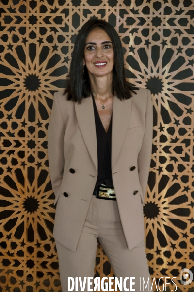Nadia Fettah Alaoui, ministre du Tourisme, de l Artisanat, du Transport aérien et de l Economie sociale du Maroc, Rabat 7 Septembre 2020