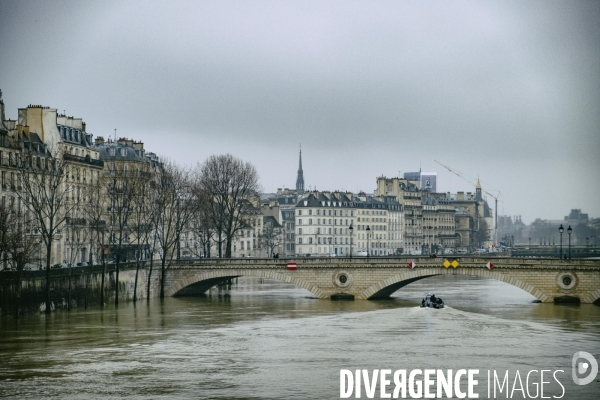 La Seine à nouveau en crue