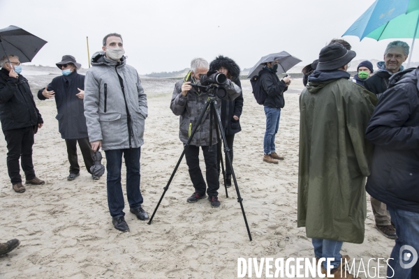 Eric Piolle et Julien Bayou à Berck