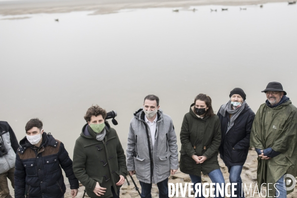 Eric Piolle et Julien Bayou à Berck