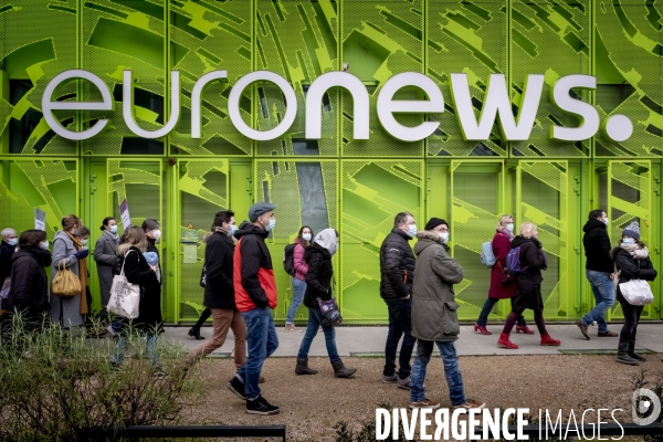 Euronews : grève pour protester contre le plan de licenciement.