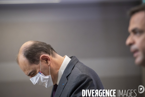 Castex, Véran, Darmanin et Borne : point presse sur le Covid-19