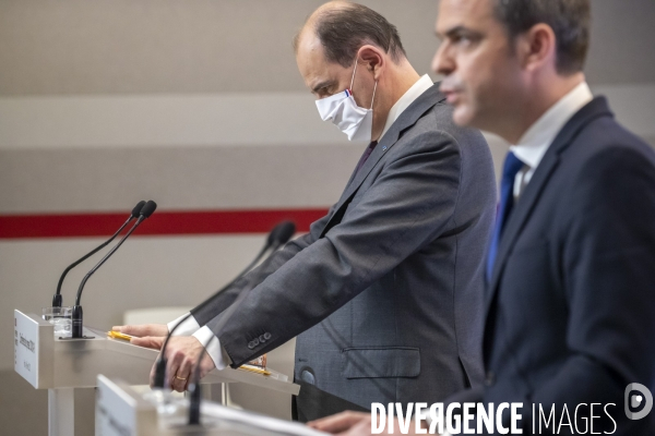 Castex, Véran, Darmanin et Borne : point presse sur le Covid-19