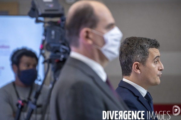 Castex, Véran, Darmanin et Borne : point presse sur le Covid-19