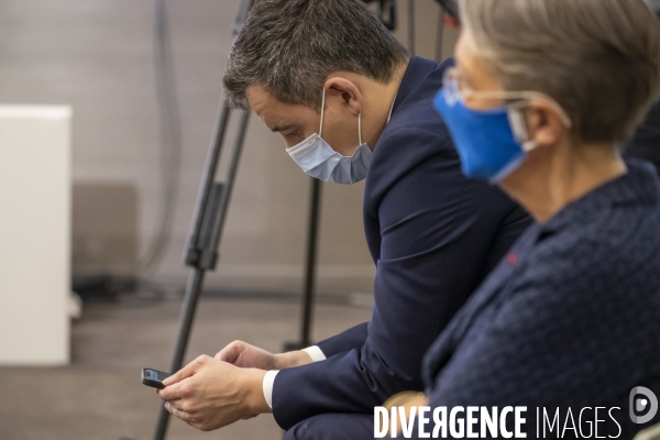 Castex, Véran, Darmanin et Borne : point presse sur le Covid-19