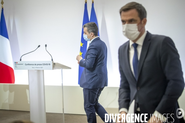Castex, Véran, Darmanin et Borne : point presse sur le Covid-19