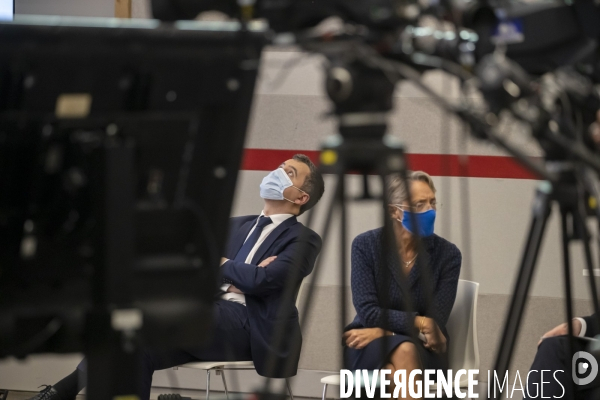 Castex, Véran, Darmanin et Borne : point presse sur le Covid-19