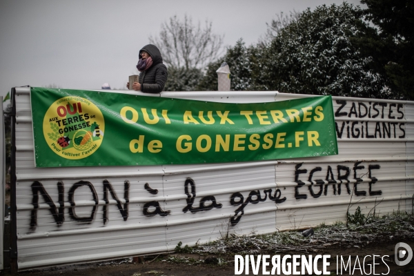 Installation d une ZAD à Gonesse