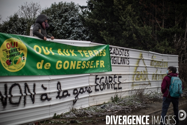 Installation d une ZAD à Gonesse