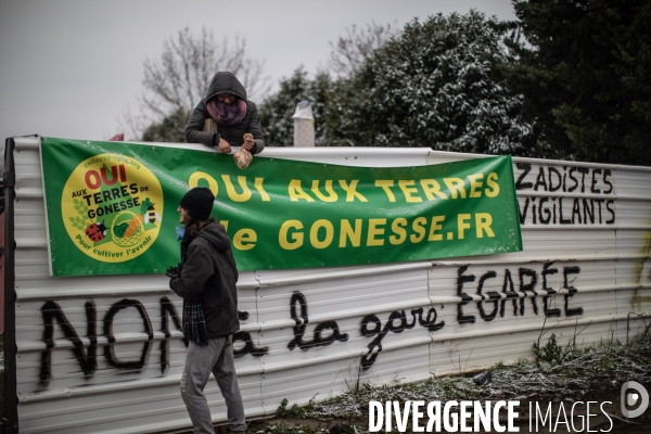 Installation d une ZAD à Gonesse