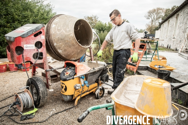 Apprentissage en maçonnerie 1/3